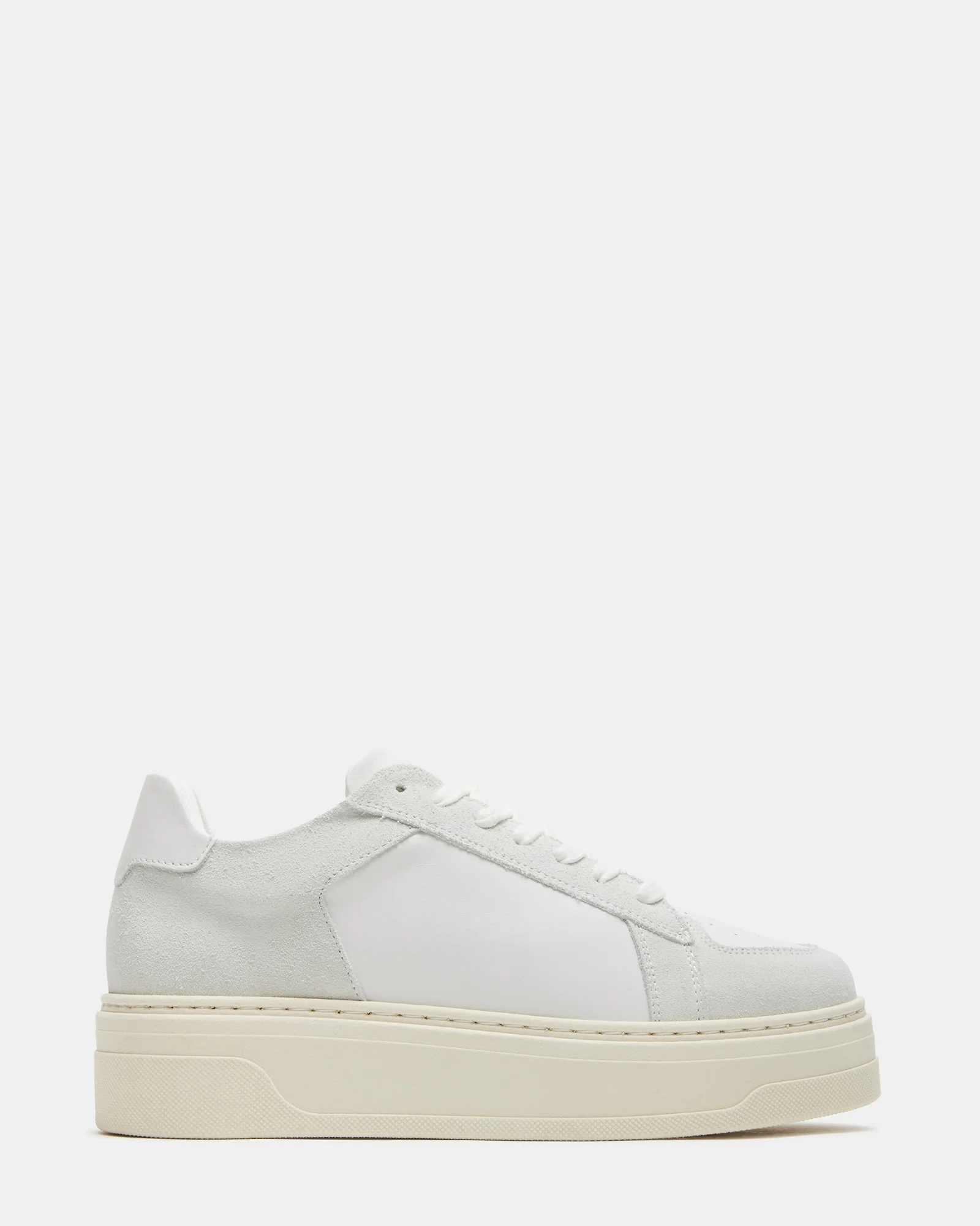 Domino White Leather